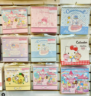 🗓️So Fresh!! More Sanrio 2024 Calendars arrived ! Desk & Wall Calendars are both cute! Most of them come with sticker sheet as well!!@megazone.ca ( available in-store& online )