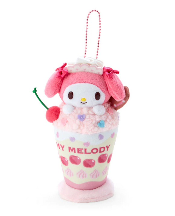 Hello Kitty Mascot Plush Keychain Parfait Series by Sanrio