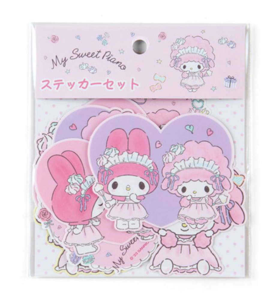 My Melody & Sweet Piano Sticker Pack Meringue Party Series – Megazone