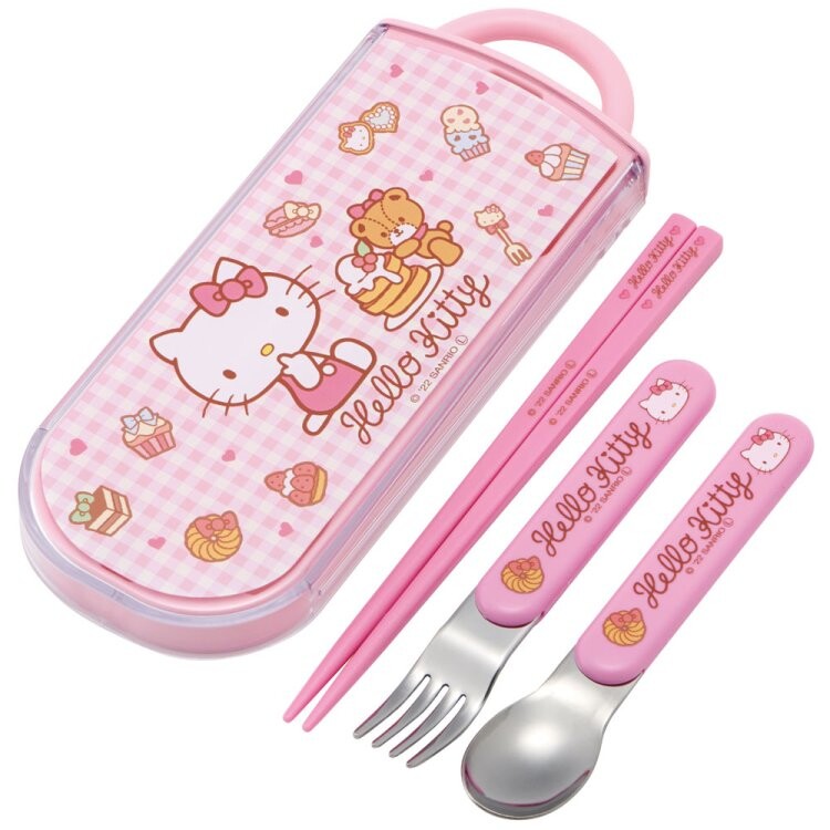Hello Kitty Spoon, Fork & Chopsticks Set by Sanrio – Megazone