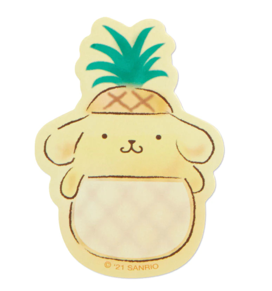 Pompompurin Die Cut Sticky Notes Pizza by Sanrio – Megazone