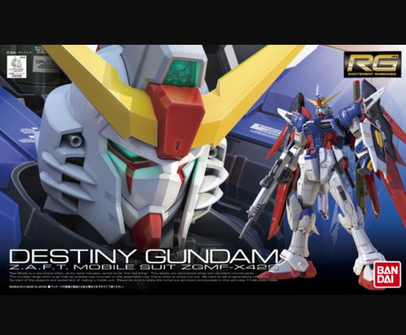 RG (11) Destiny Gundam 1/144 Z.A.F.T. Mobile Suit ZGMF-X42S - Megazone