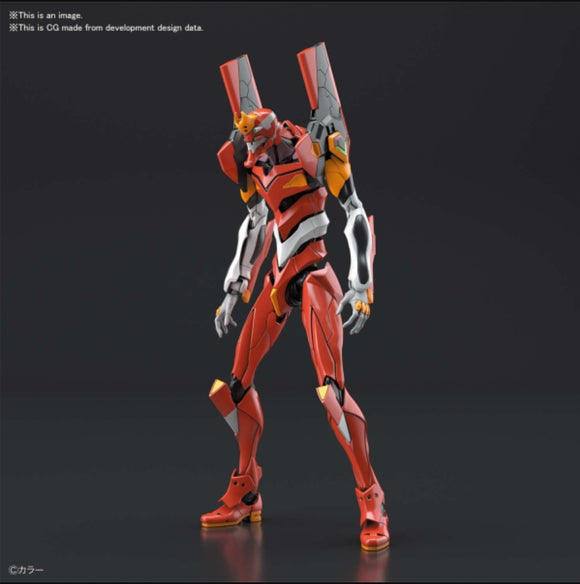 (IN-STORE ONLY) (RG) EVA-02 Evangelion Production Model-02 Mulitpurpose Humanoid Weapon, Artificial Human