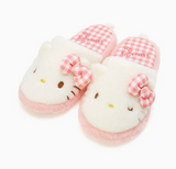 Hello Kitty Face Furry Slippers by Sanrio
