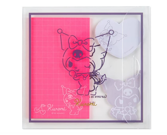 Kuromi Memo Sticky Notes Calm Colour Series by Sanrio