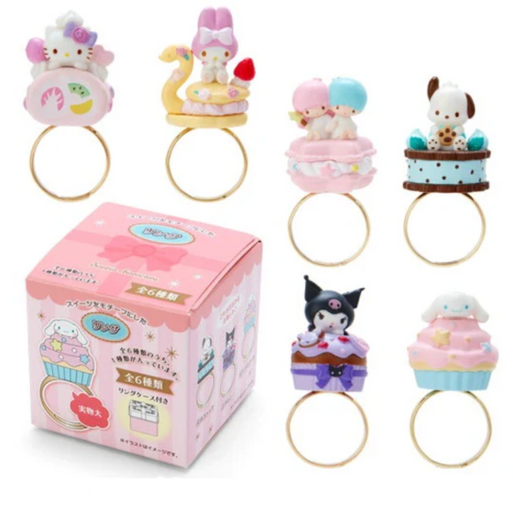 Sanrio Character Ring Blind Box Cake Series by Sanrio