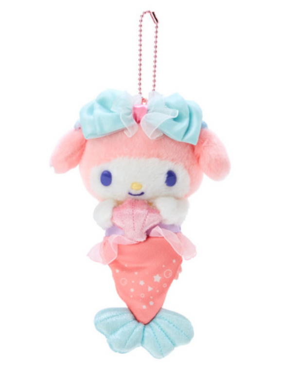 My Melody Plush Mascot Keychain Mermaid Series by Sanrio