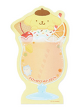 Pompompurin Memo Pad Die Cut Design Cream Soda Series by Sanrio