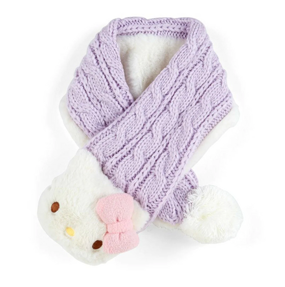 Hello Kitty Knit Scarf Plush Face Series by Sanrio