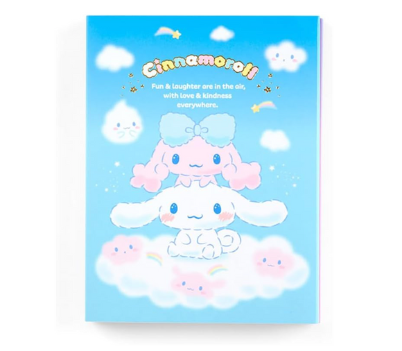 Cinnamoroll & Poron Flapping Memo Pad Cloud Siblings Series by
