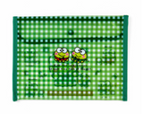 Keroppi Flat Pouch Checker Series by Sanrio