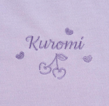 Kuromi Sweatshirt Sleeve Print Series by Sanrio