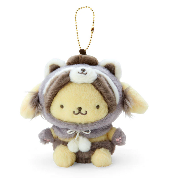 Pompompurin Mascot Plush Keychain Forest Animal Series by Sanrio