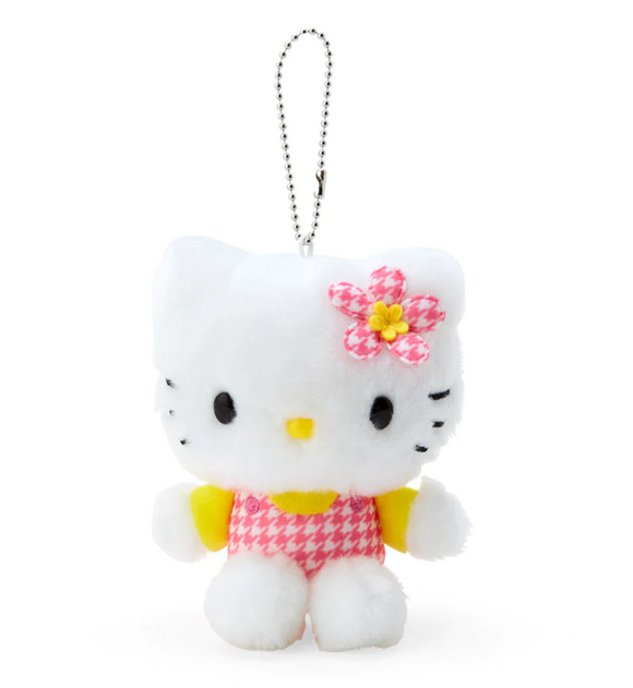 Hello Kitty Mascot Plush Keychain Flower/ Kaohana Series by Sanrio