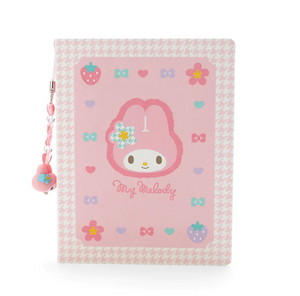 My Melody Card File/ Photo book With Charm Houndstooth Flower/ Kaohana Series by Sanrio