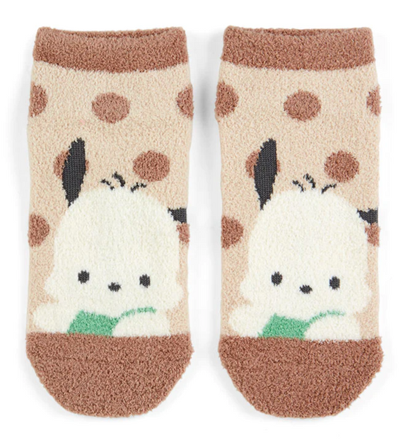 Pochacco Fluffy Ankle Socks Dot Series by Sanrio