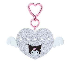 Kuromi Keychain Heart With Wing Series by Sanrio