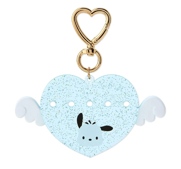 Pochacco Keychain Heart With Wing Series by Sanrio