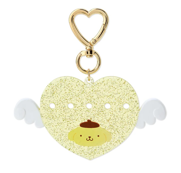 Pompompurin Keychain Heart With Wing Series by Sanrio