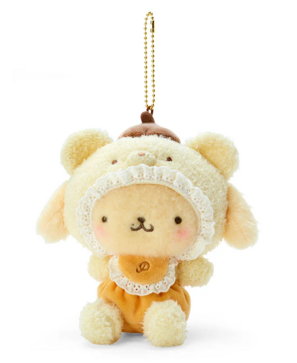 Pompompurin In Baby Bear Mascot Plush Keychain Latekuma Series by Sanrio