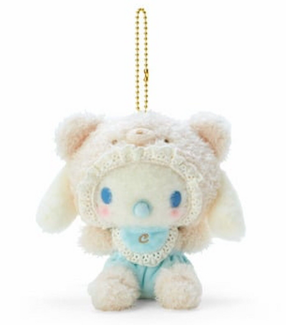 Cinnamoroll In Baby Bear Mascot Plush Keychain Latekuma Series by Sanrio