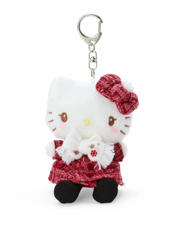 Hello Kitty Mascot Plush Keychain Treed & Bow Series by Sanrio