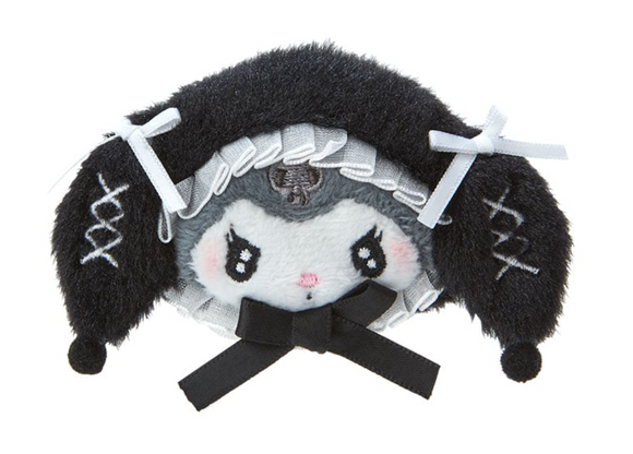 Kuromi Plush Mascot Hair Clip Moonlit Melokuro Series by Sanrio