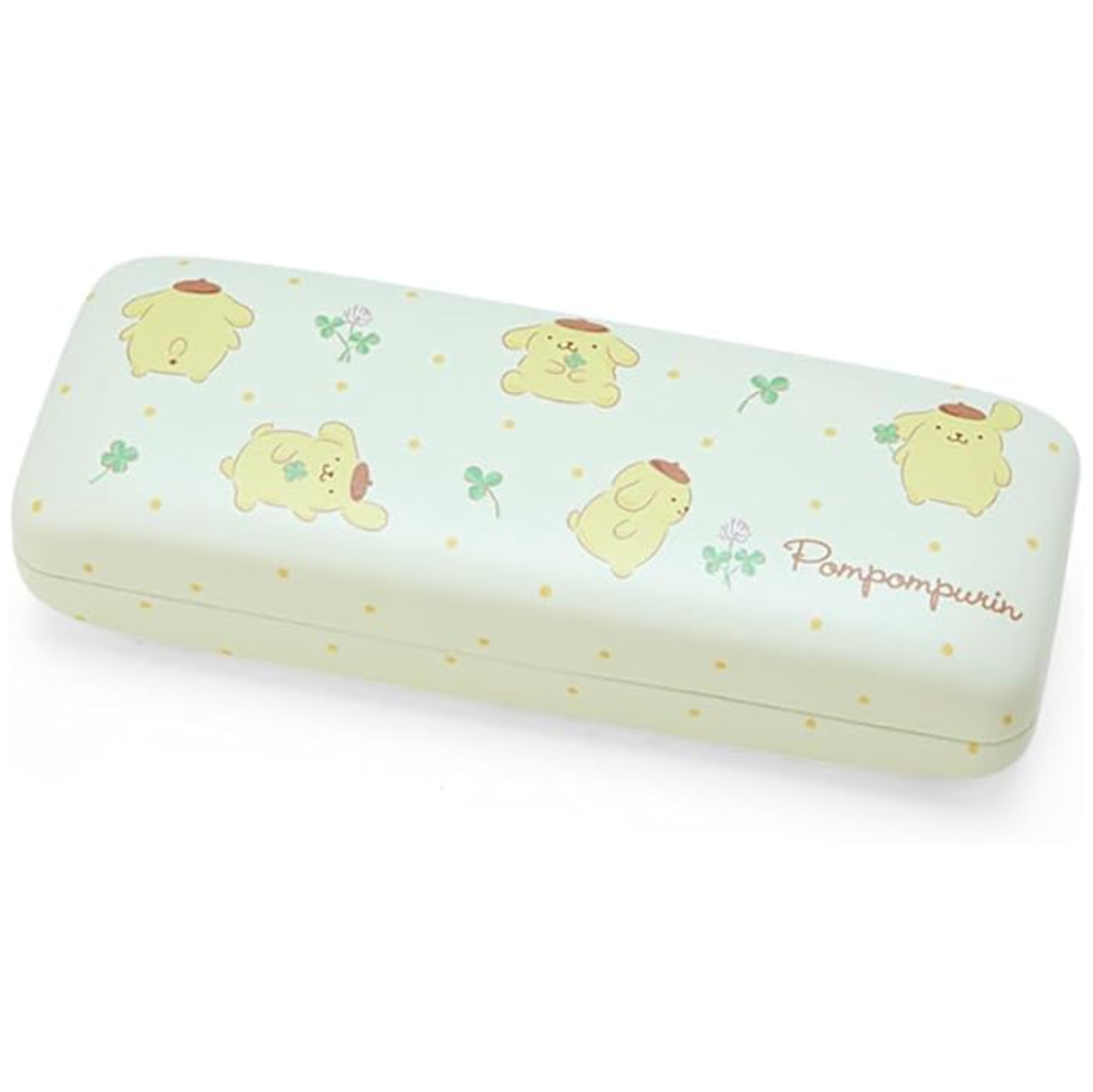 Pompompurin sanrio, eyeglasses case with cloth Sanrio Japan Pompompurin Eyeglasses Case with Cleaning Cloth  main image 3