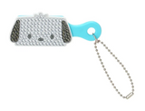 Pochacco Mini Hair Brush Keychain Bling Bling Series
