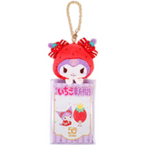 Kuromi Card Holder Strawberry Shimbun 50th Anniversary Series