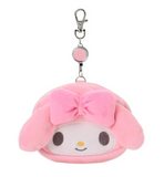 My Melody Plush Pouch With Card Holder Reel Series