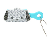 Pochacco Mini Hair Brush Keychain Bling Bling Series