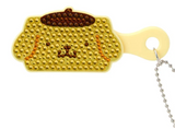 Pompompurin Mini Hair Brush Keychain Bling Bling Series