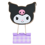 Kuromi Binder Clip Set Gingham Stationery Series