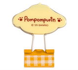 Pompompurin Binder Clip Set Gingham Stationery Series