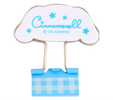 Cinnamoroll Binder Clip Set Gingham Stationery Series