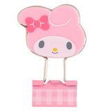 My Melody Binder Clip Set Gingham Stationery Series