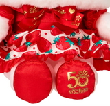 Hello Kitty Plush Strawberry Shimbun 50th Anniversary Series