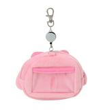 My Melody Plush Pouch With Card Holder Reel Series
