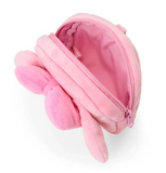 My Melody Plush Pouch With Card Holder Reel Series