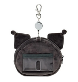 Kuromi Plush Pouch With Card Holder Reel Series