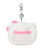 Hello Kitty Plush Pouch With Card Holder Reel Series