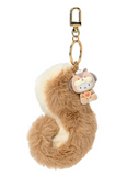 Pochacco Flocked Keychain Squirrel Series
