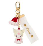 Kuromi Mascot Keychain Strawberry Whipped Cake Series
