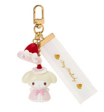 My Melody Mascot Keychain Strawberry Whipped Cake Series