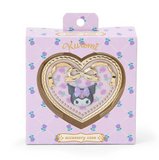 Kuromi Compact Mirror With Accessory Case Heart Series - Megazone