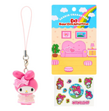 My Melody Phone Charm Sticker Set Super Cute Adventures Series