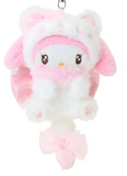 My Melody Plush Mascot Keychain Milky Kitten Series