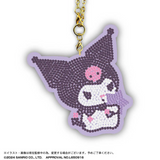 Kuromi Charm Keychain Rhinestone Series