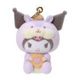 Kuromi Flocked Keychain Squirrel Series - Megazone